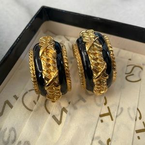 St. John Clip On Earrings